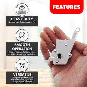 Amazing Drapery Hardware 2 PcS Wand Tilt control Horizontal Blind Parts Wand Tilter Large, High Profile