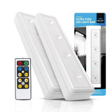 Brilliant Evolution Stick On Touch Wireless Lights with Remote - 8.5L Battery-Powered LED Under Cabinet Lighting for Kitchen, Cl