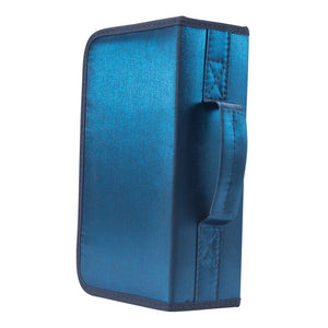 128 Capacity CD/DVD case Wallet, Storage,Holder,Booklet by Rekukos(Blue)