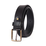 Ms Pet House MenS Genuine Leather Belt | Classic Pin Buckle | Formal And Casual Belt For Jeans & Dress Pants | Ideal Gift Box F