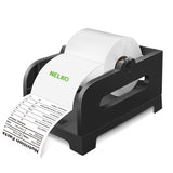 Nelko Label Holder, Thermal Label Holder for Rolls and Fan-Fold Labels, Shipping Label Roll Holder for Desktop Label Printer Shi