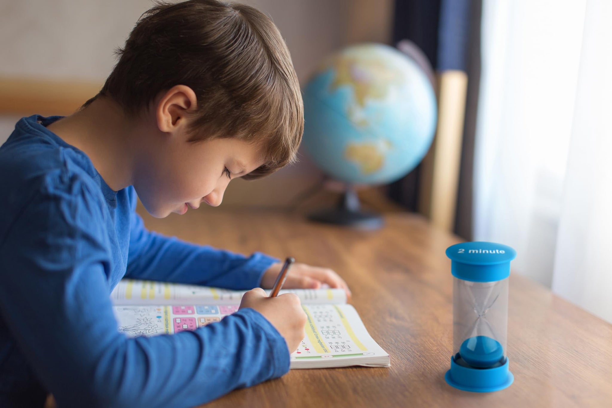 Teacher Created Resources 2 Minute Sand Timer - Medium - 20758,Blue