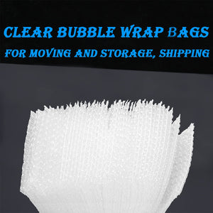 12 x 12 Bubble Out Bags&Pouches, 50Pcs Bubble Pouches Wrap Bag, Double Walled Bubble Cushioning Bags for Moving and Storage,