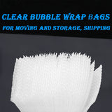 12 x 12 Bubble Out Bags&Pouches, 50Pcs Bubble Pouches Wrap Bag, Double Walled Bubble Cushioning Bags for Moving and Storage,