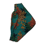 Ecomistiq Triangle Scarf Multipurpose Soft Trendy Lady Warm Double Sided Printed Scarf Blue