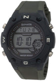 Sf Digital Dial Grey Plastic Strap Watch For Men - Nt77033Pp01
