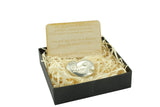 15th Your My One in A Million Gift - 15th Anniversary Metal Heart Pebble Gift -Keep My Heart Close