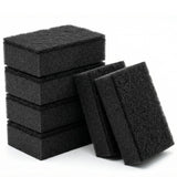 Taeku 6 Pack Natural Kitchen Sponges Heavy Duty Scrub Pads for Dishes Dark
