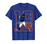 Francisco Lindor | New York Baseball Mlb Player | Mlblin4007 T-Shirt -Like New