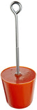 UltraTech 2115 Polyurethane Conical UltraDrain Plug, 4 Diameter, Orange