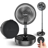 Czlife F9 Portable Fan, 10000mAh Rechargeable Battery Powered for Travel Sleeping Camping Bedroom Outdoor, Cordless Floor Desk U