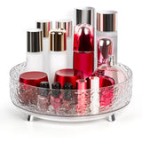 CECOLIC 360 Rotating Makeup Organizer, 11'' Lazy Susan Perfume Organizer Tray, Spinning Skincare Cosmetics Storage Organizer for