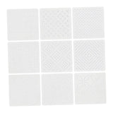 Zoomella 9 Pieces Sashiko Stencil Kit Diy Craft Sewing Embroidery Pattern Stabilizers Crafts| Needlecrafts & Yarn| Embroidery & 