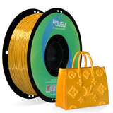 YOUSU Silk TPU Filament 1.75mm, 95A TPU 3D Printer Flexible Filament, High Hardness Resilience, Soft Adhesive Material, Elastic,