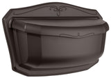 ARCHITECTURAL MAILBOXES 2541RZ10 Villa Wall Mount Mailbox, Large, Rubbed Bronze