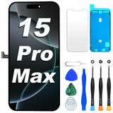 DIGI4U LCD for iPhone 15 Pro Max Screen Replacement, 6.7''[3D Touch][Small Notch] Screen for iPhone 15 Pro Max Display Digitizer