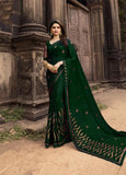 Flosive Womens Kanjivaram Silk Saree With Handloom Weaving Work With Blouse (Green G)