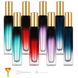 Segbeauty 0.5oz Travel Perfume Atomizer Refillable, 8Pcs 15ml Mini Glass Spray Bottle for Perfume, Empty Portable Cologne Travel