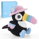 CrochetBox Crochet Kit for Beginners Adults - Toucan Starters Crochet Kit, Beginners Crocheting Kitting for Adults Kids, Craft G