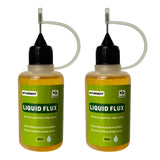 Liquid Soldering Flux for Electronics, No Clean Rosin Flux, Dropper Squeeze Bottle, 30 mL/1.05 Oz (2)
