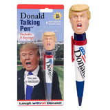 Talking Donald Pen - Speaks Multiple Authentic Voice Recordings - Collectible Presidential Pen - Funny Political Gag Gift or Rep