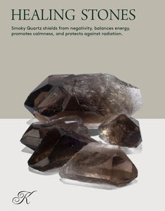 KALIFANO Smoky Quartz Points Bundle (250+ Carats) - Bulk High Energy Raw Lemurian Reiki Morion Cuarzo Crystal Used for Clarity a