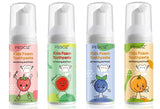 Foam Toothpaste Kids with Fruit Flavor, Toddler Foam Toothpaste with Low Fluoride for U Shaped Toothbrush, Foaming Toothpaste an