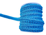 1/2 Inch Gimp Braid Trim 15 Yards for Upholstery Costume DIY Crafts(Lake Blue 1024)