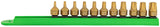 Mayhew Tools 16003 TitaniumCoated LowProfile Dual Drive Set, Torx, 11Piece
