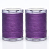Selric 300Yards Extra Strong Bonded Nylon Thread for Leather Sewing, Purple Heavy Duty Upholstery Thread for Heavy Fabric (2 Spo