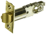 Baldwin 5210 Universal Backset Deadlocking Latchbolt for Keyed Entry Baldwin Loc, Lifetime Polished Brass