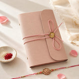The Messy Corner Handcrafted Threaded Leather Diary | A Stylish A5 Travel Diary For Men And Women | Perfect For Birthday | 80 Gs