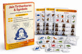 Kidszen Toys Jain tirthankara & Symbols for Kids (Age 3+), Learn 24 tirthankara Names & Their chinha (Symbols), Educational Game