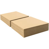 Golden State Art, 50 pack 12x12 Corrugated Cardboard Sheets Cardboard Inserts Flat Cardboard Layer Pads for Packing, Mailing or 