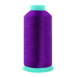 Mandala Crafts Size 92 280D T90 Bonded Nylon Thread - True Purple 1100 YDs Tex 90 Heavy Duty Sewing Threads for Leather, Jeans, 