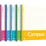KOKUYO Campus Notebook for Science Subjects, Dot B 6mm Ruled, SemiB5, 30 Sheets, 35 Lines, Pack of 5, 5 Colors (NOF3CBKNX5)