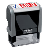 Entered Trodat Printy 4912 SelfInking Two Color Stock Message Stamp