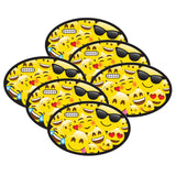 Ashley Productions Magnetic Whiteboard Eraser, Emojis, Pack of 6