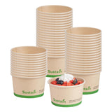 Restaurantware Paper Cup 200 Pack of 5 oz PLA Lined Sustainable Paper Cup Leak-Resistant Disposable Greaseproof To Go Container 