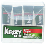 ELMERS Instant Krazy Glue AllPurpose Gel with Single Use Tube, 0.75G, Clear (KG86748SN)