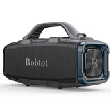 Bobtot Portable Bluetooth Speaker, 60W Peak IPX6 Waterproof, Outdoor Speaker with Handle Stereo Loud Sound, Deep Bass, 8800mAh B