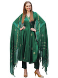 Gosriki Women'S Rayon Blend Anarkali Printed Kurta With Pant & Dupatta (Berlin Green-Nb-Gs_M_Green_Medium),Green,,B0DJ39KHRN