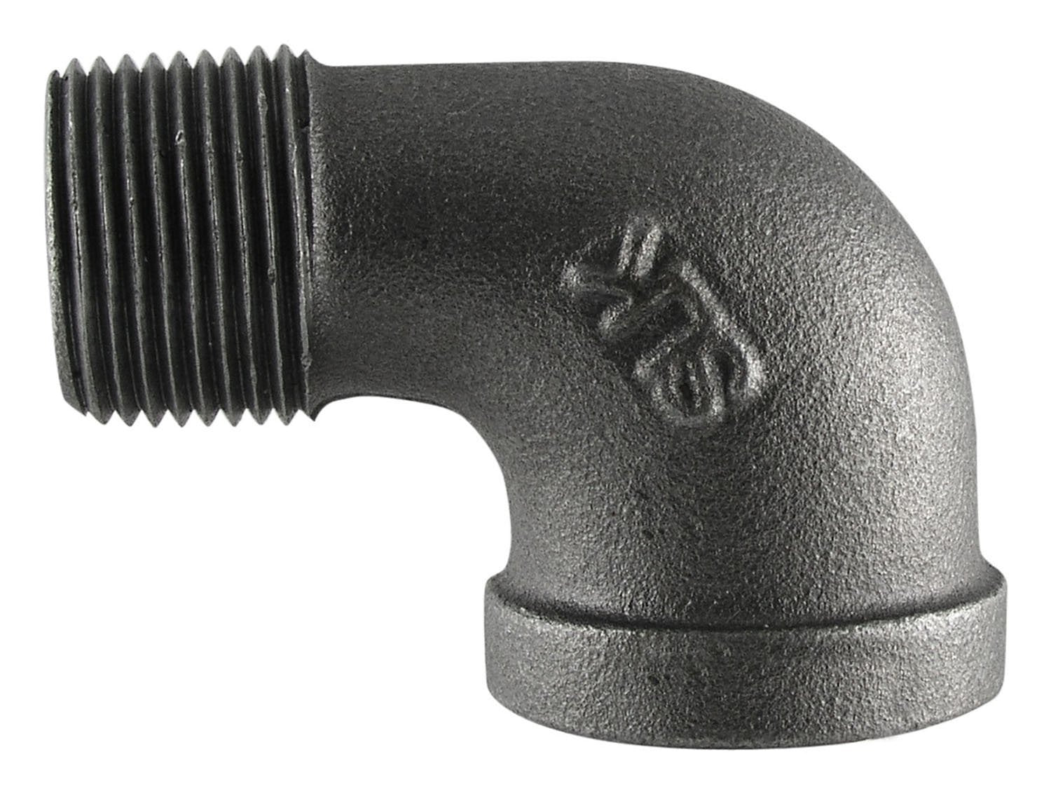 B & K 520-308Bg 2 90D Blk Street Elbow, 2, Black