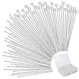 600Pcs 2 Inch Flat Head Pins Eye Pins Mix Jewelry Findings Metal End Headpins for Craft Earring Bracelet Necklace Pendant Suppli