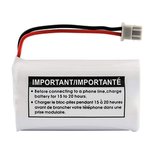 New! Genuine Uniden BBTY0651101 BT-1007 NiMH 600mAh DC 2.4V Rechargeable Cordless Telephone Battery (2-Pack)