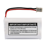 New! Genuine Uniden BBTY0651101 BT-1007 NiMH 600mAh DC 2.4V Rechargeable Cordless Telephone Battery (2-Pack)