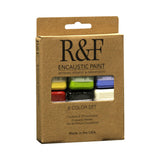 R&F Encaustic Paints Introductory Colors, 6 Color Set