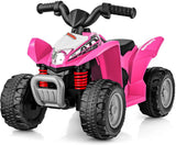 OLAKIDS Kids Ride On ATV, 6V Electric Vehicle for Toddlers, 4 Wheeler Battery Powered Motorized Quad Toy Car for Boys Girls with
