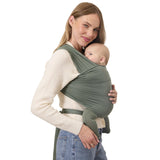 Solly Baby Wrap, Newborn to Toddler Baby Carrier (8-25 Lbs), Basil