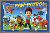 Trends International Nickelodeon Paw Patrol - Crew Wall Poster, 22.4L x 14.7W, Barnwood Framed Version
